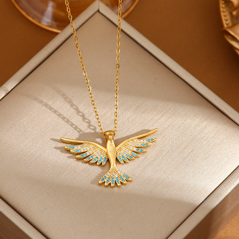 Phoenix Wings Light Luxury Cross-border Banquet Wedding Necklace For Women