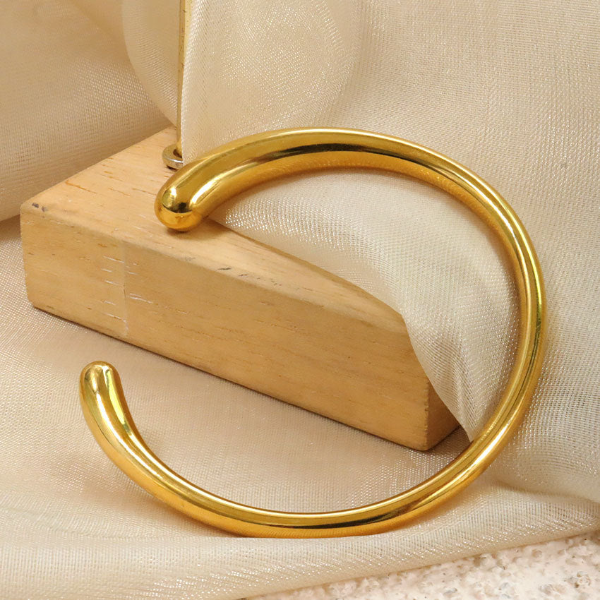 18K Stainless Steel Smooth Bracelet Plating