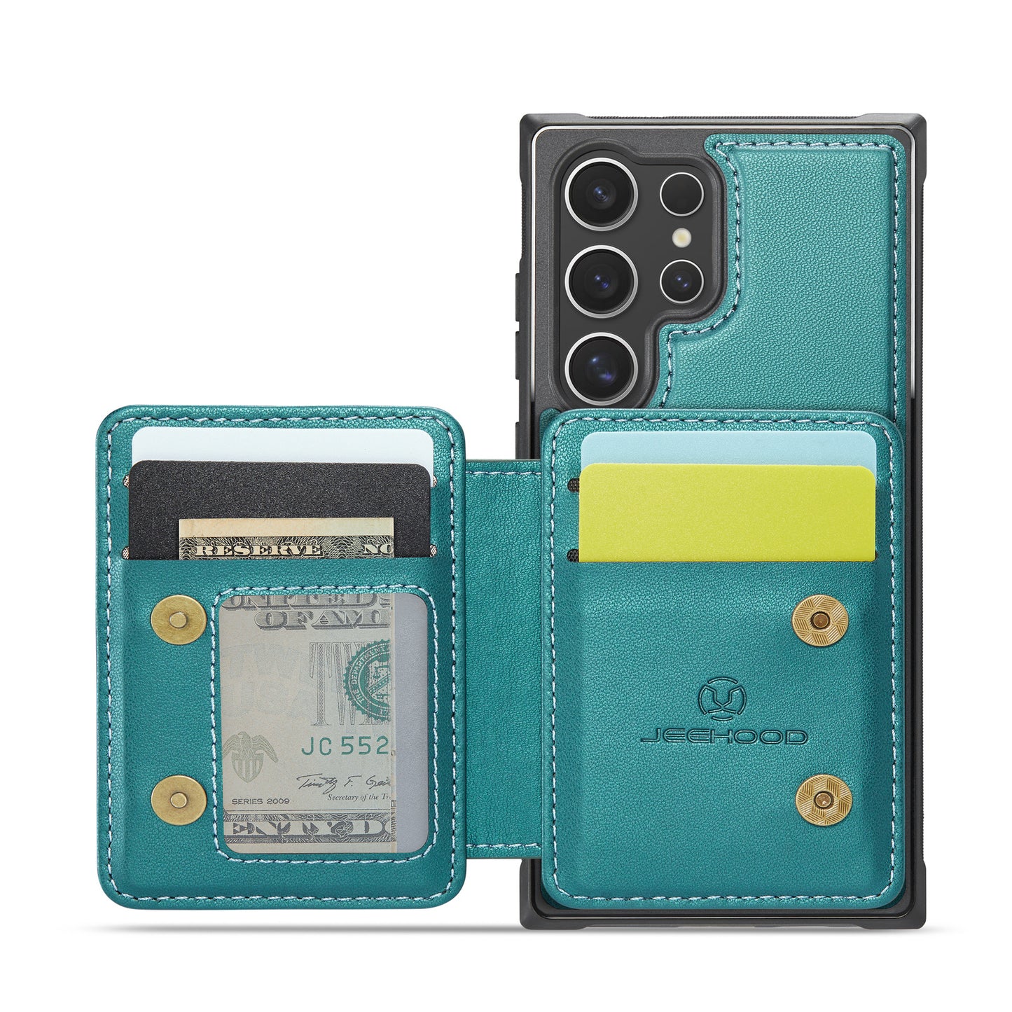 Magnetic Card Business Drop-resistant Leather Phone Case