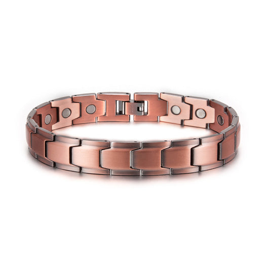 Pure Copper Bracelet Retro Bottom Full Magnetic