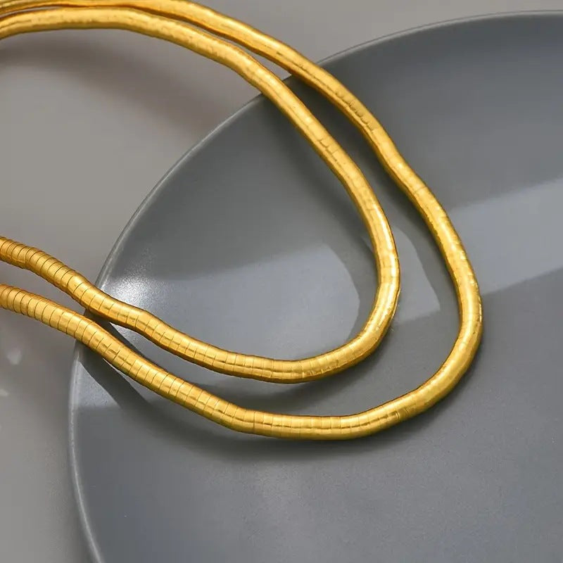 Women's Snake-shaped Necklace Without Head And Tail