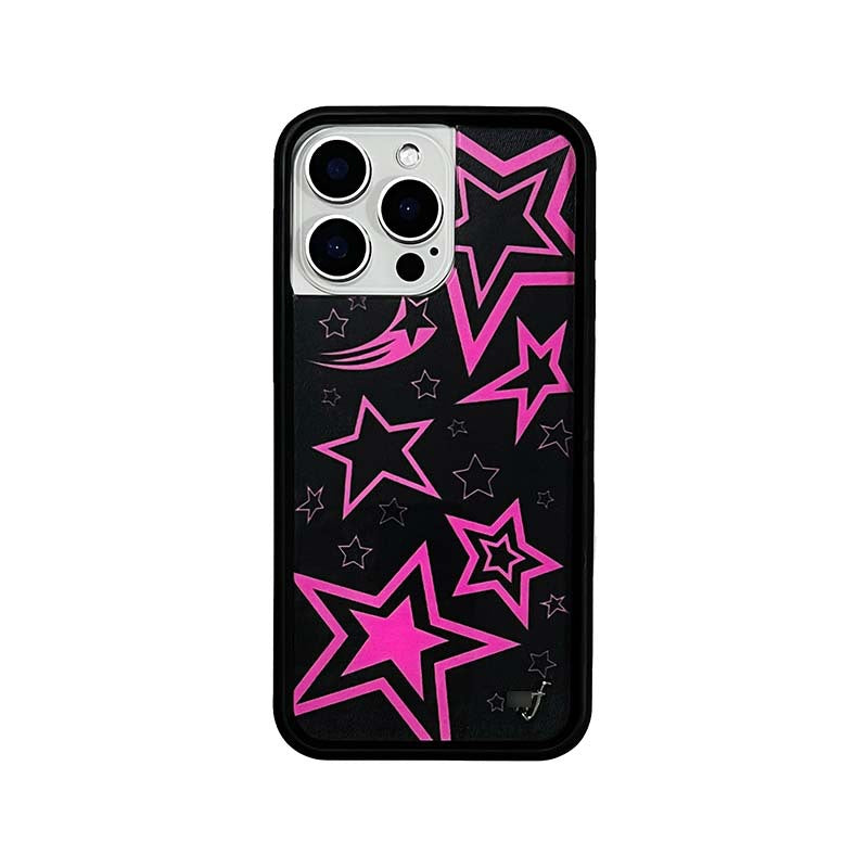 All-inclusive Plaid Strawberry Star Phone Case