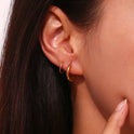 Women's Fashion Simple Double-layer Winding Earrings