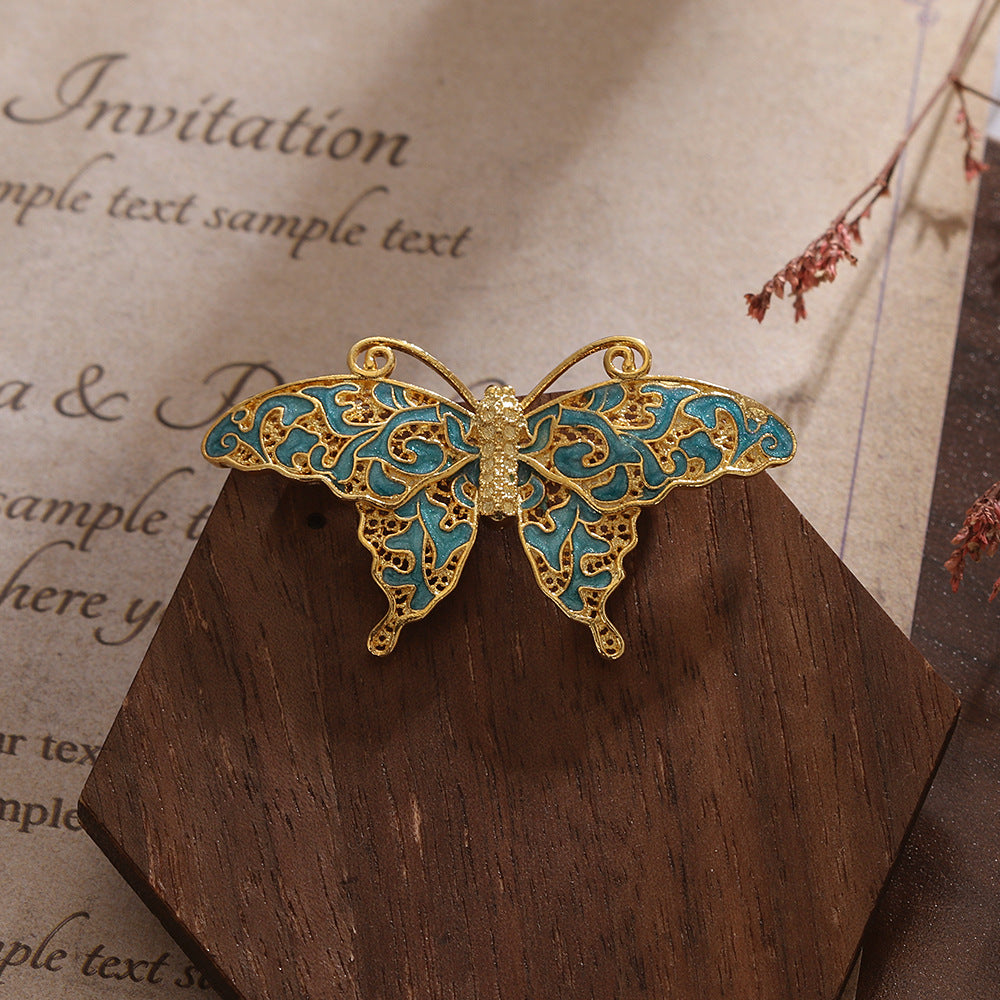 Women's Craft Fashion Personality Butterfly Brooch
