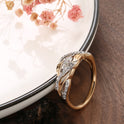 New Socialite Temperament Copper Plating All-match Fashion Women's Ring
