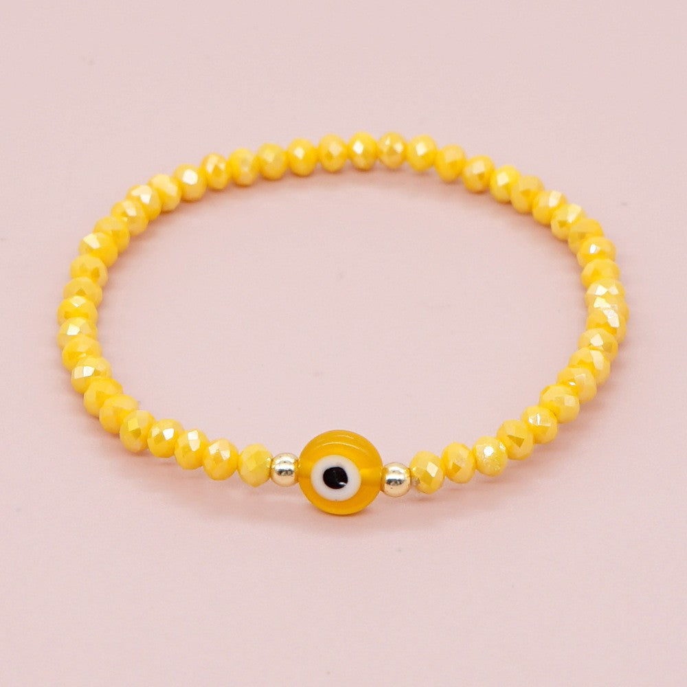 Multi-Color Fashion Cut Crystal Bracelet Simple