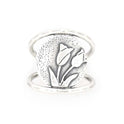 Women's Simple Floral Fashion Personalized Ring