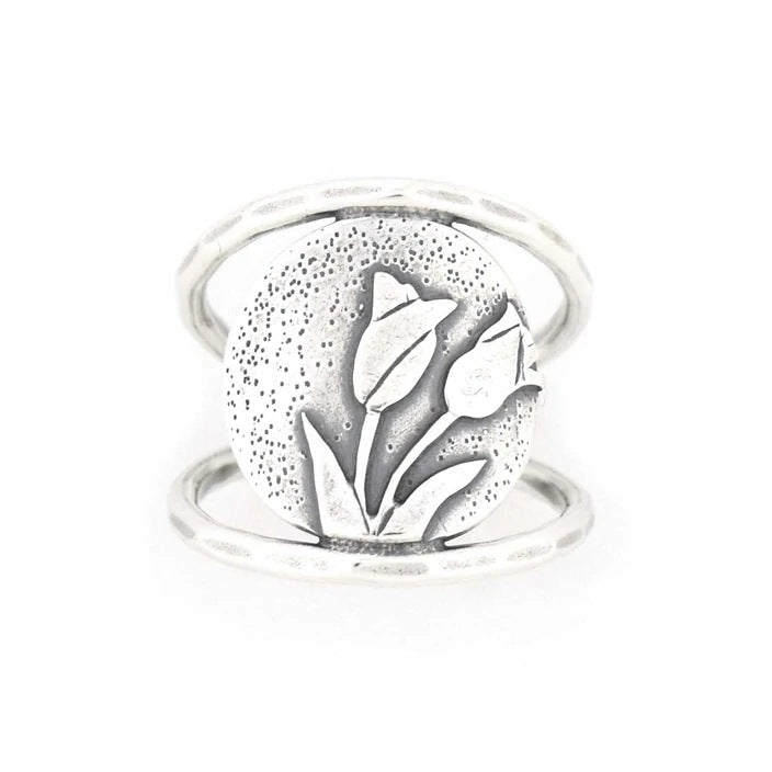 Women's Simple Floral Fashion Personalized Ring