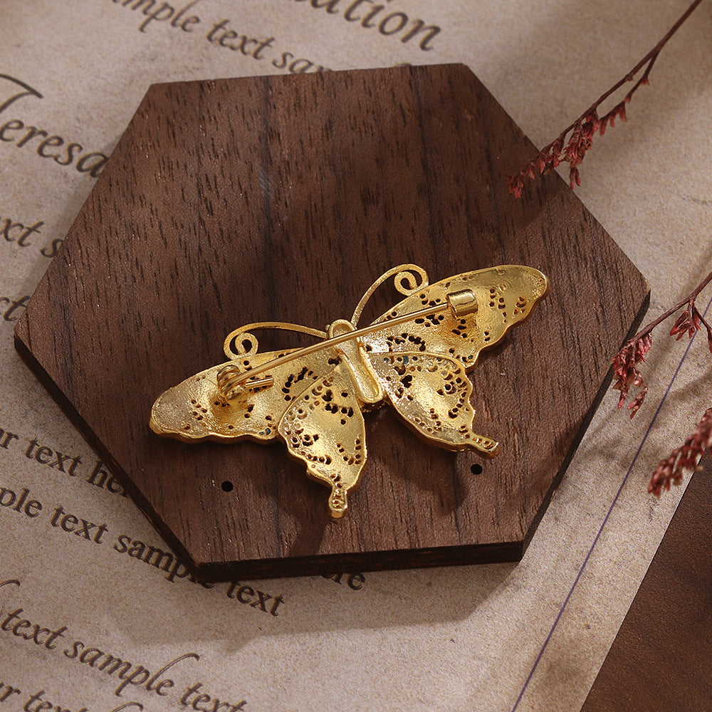 Women's Craft Fashion Personality Butterfly Brooch