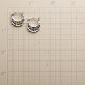 New Fan-shaped Hollow Flower Earrings