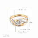 New Socialite Temperament Copper Plating All-match Fashion Women's Ring