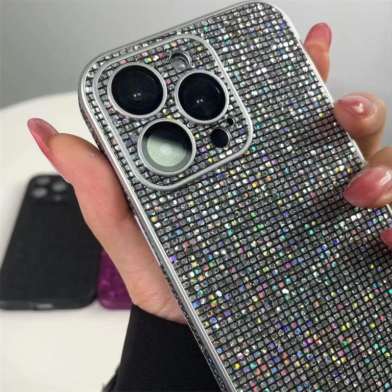 Applicable To 16Por Phone Case Diamond Drop-resistant Lens Protector