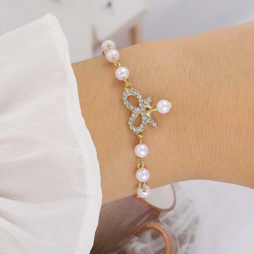 Retro Love Pearl Bracelet Women's Bracelet