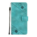 Skin-feeling Embossed Mobile Phone Leather Case Flip Card Money