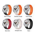 Silicone Magnetic Two-color Watch Strap