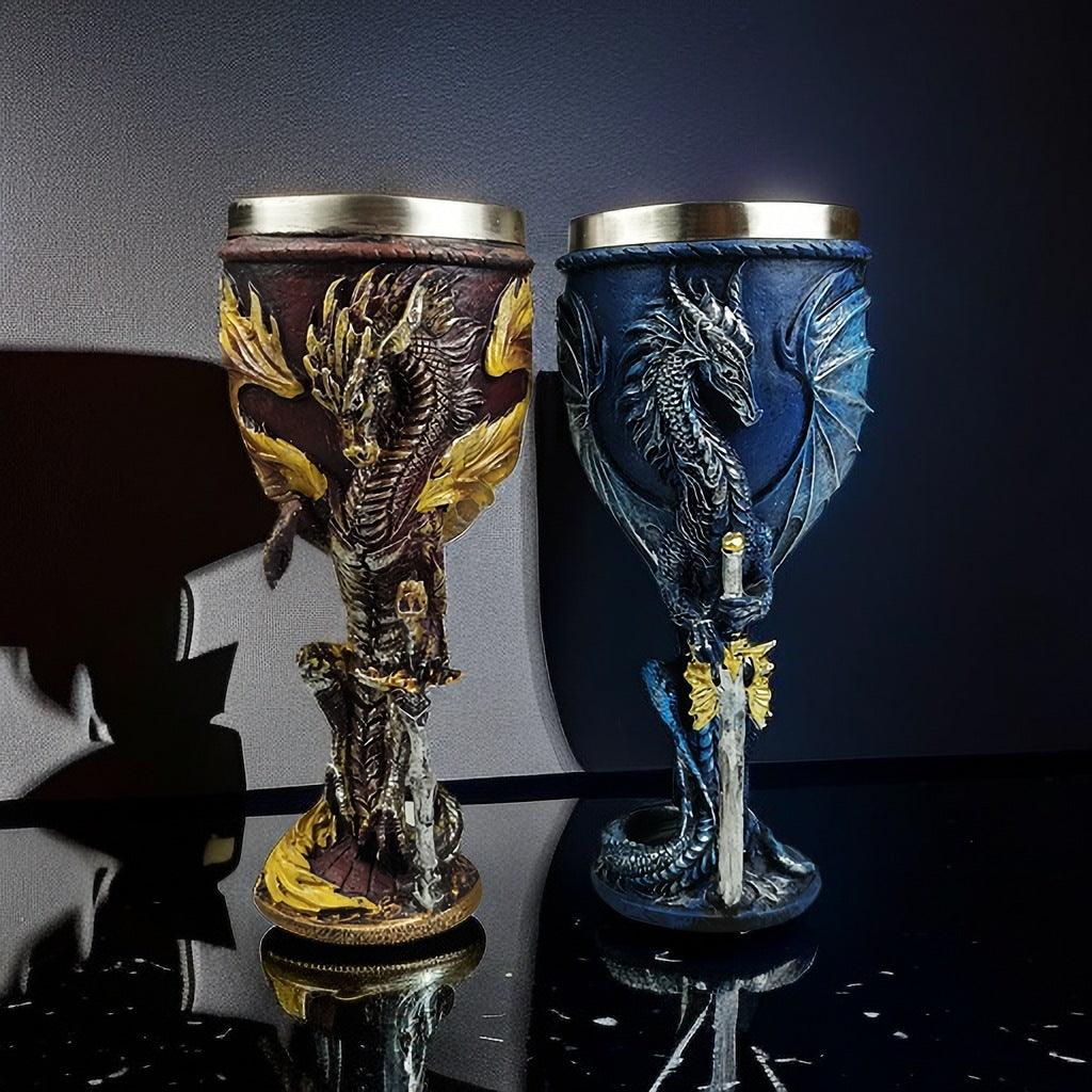 Dragon Sword Goblet Personality Dragon Shape Wine Glass