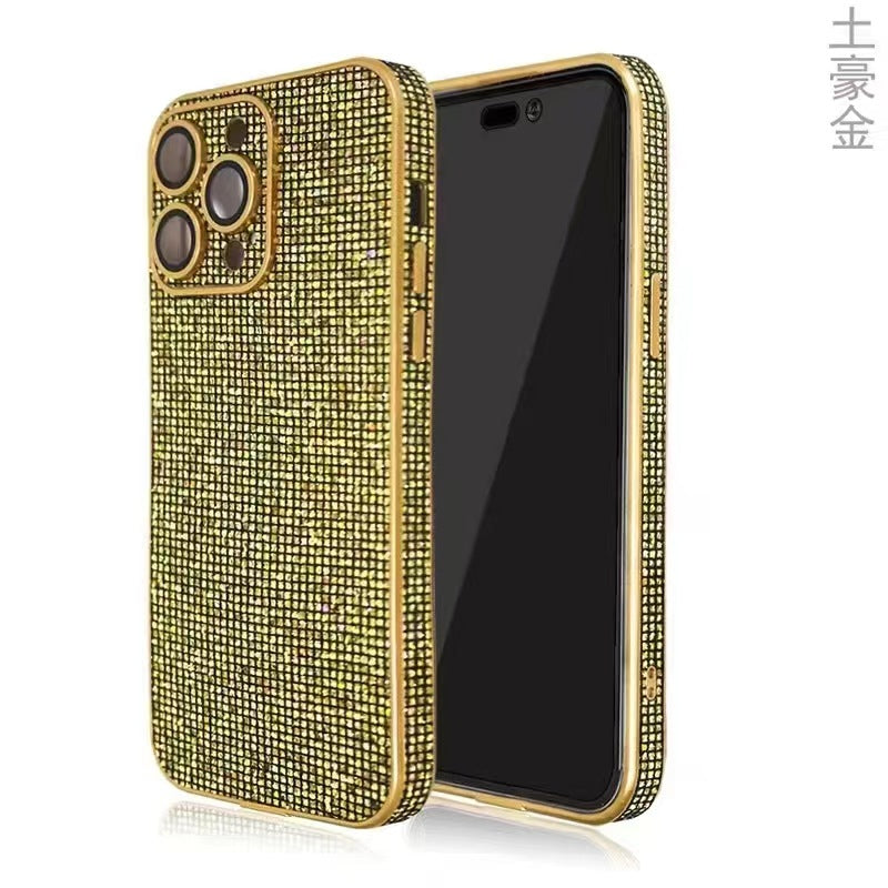 Applicable To 16Por Phone Case Diamond Drop-resistant Lens Protector