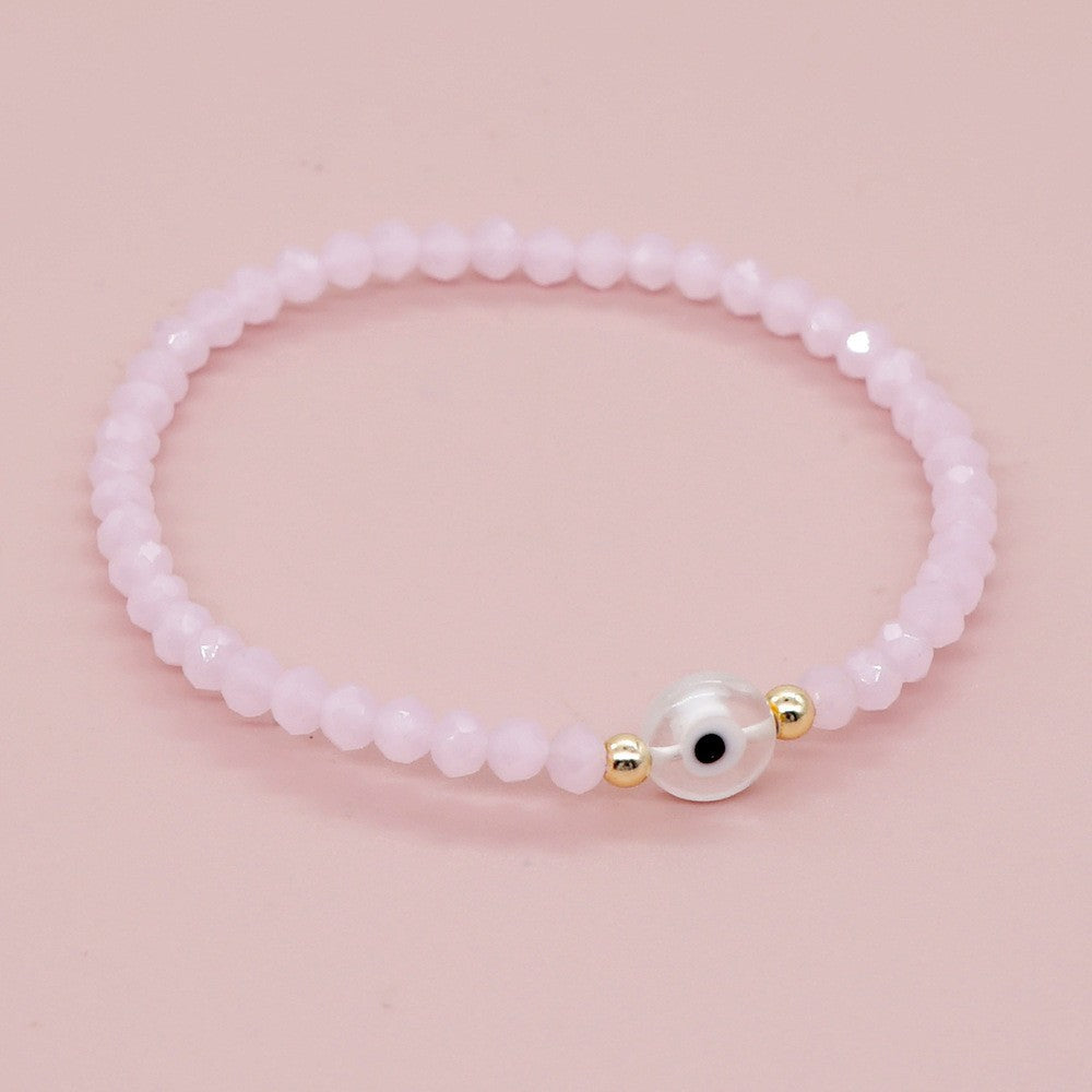 Multi-Color Fashion Cut Crystal Bracelet Simple