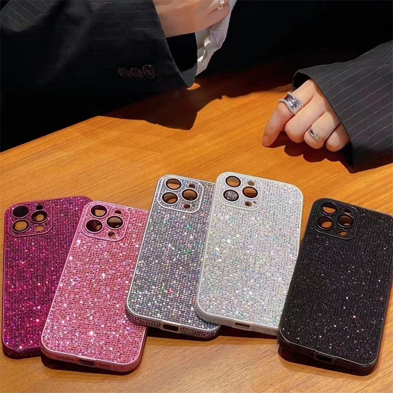 Applicable To 16Por Phone Case Diamond Drop-resistant Lens Protector