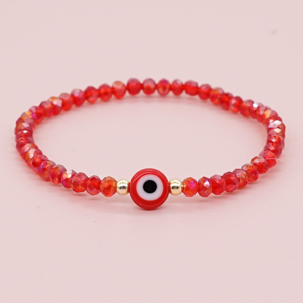 Multi-Color Fashion Cut Crystal Bracelet Simple