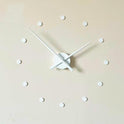 Extra Large Size Wall Clock Diy Creative Simple Clock Sticken On The Wall 12 Small Dots