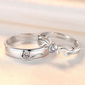 Fashion Simple Opening Ring Couple Ring