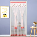 Punch-free Mosquito-proof Curtain Fabric Mesh Curtains Bedroom Lace Partition Four Seasons Household