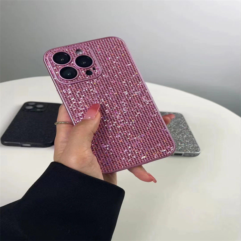 Applicable To 16Por Phone Case Diamond Drop-resistant Lens Protector