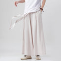 Cotton And Linen Plus Size Loose Trousers Men's Chinese Style