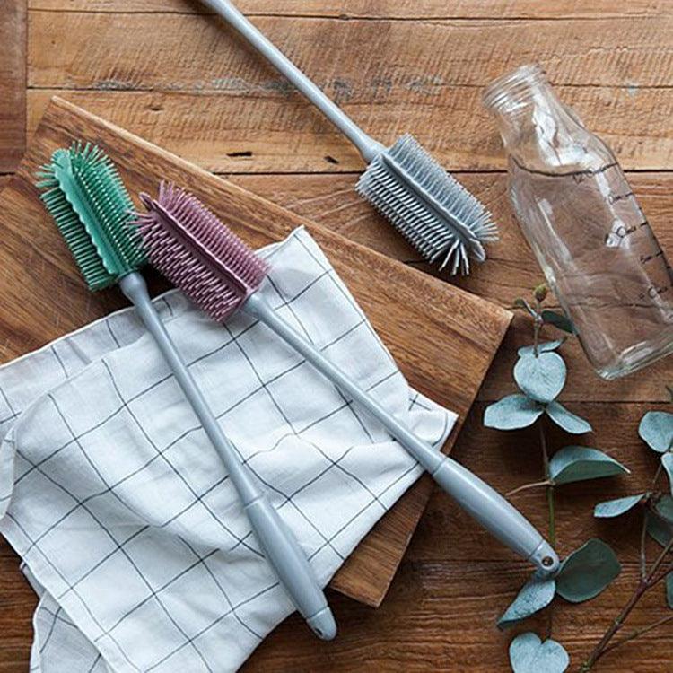 Durable Silicone Cleaning Long Handle Cup Brush