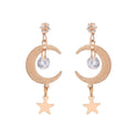 Simple Starry Sky Earrings For Women Long Tassel Earrings