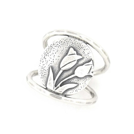 Women's Simple Floral Fashion Personalized Ring