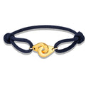 Popular Golden Handcuffs Carrying Strap Milan Rope Adjustable Bracelet