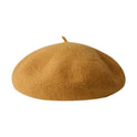 Australian Wool Beret Women's All-match Retro Solid Color