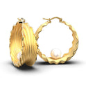 Creative Design Pearl Shell Eardrops