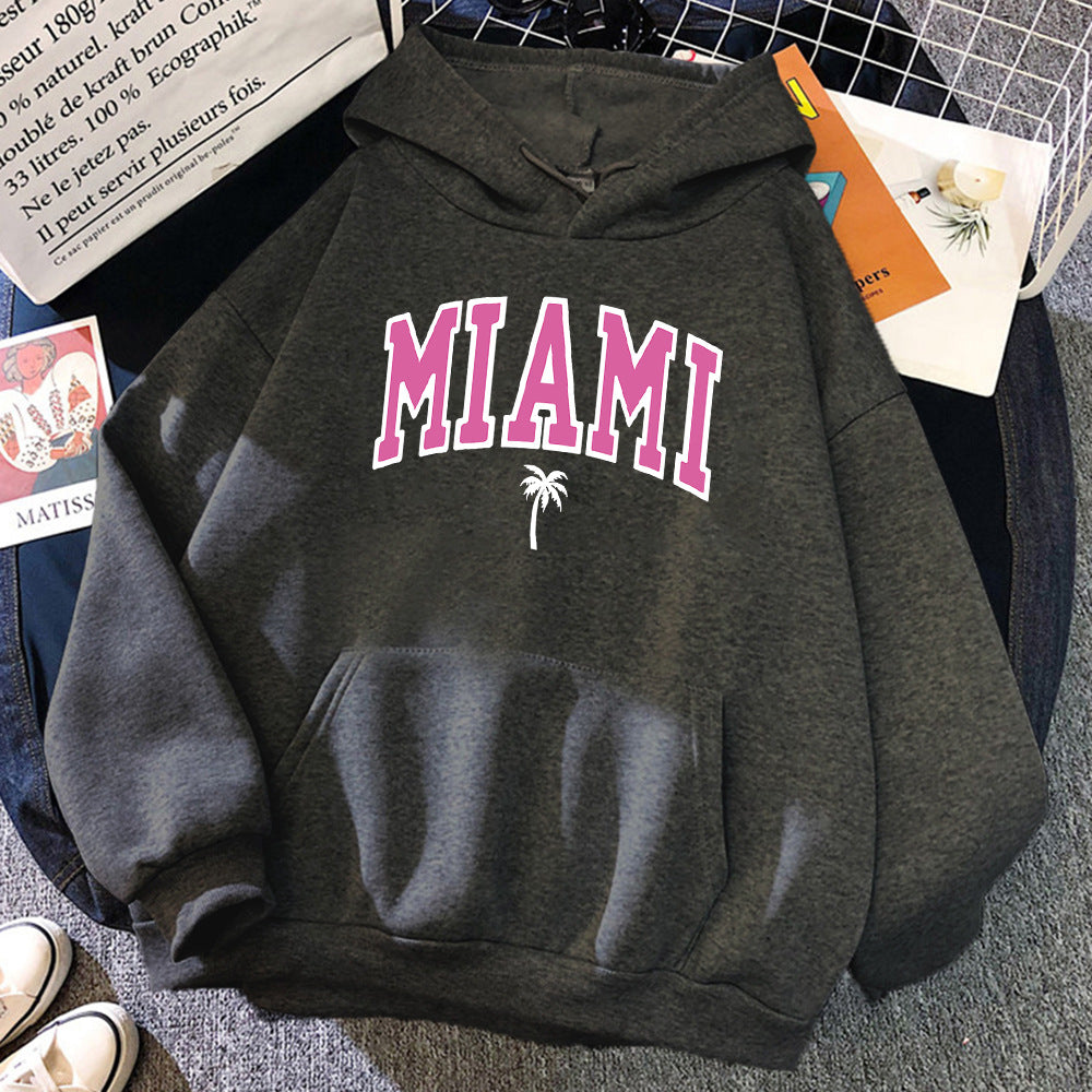 Florida Usa Set Womens Hoodie Set Loose Hoodies