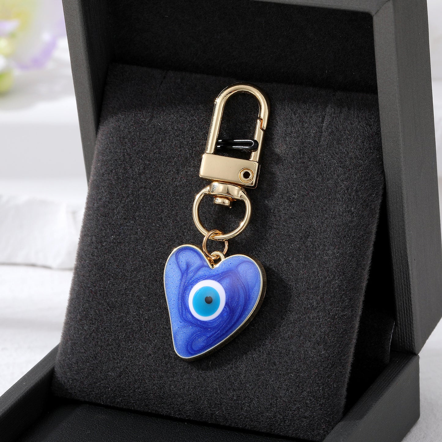 Minimalist Creative Quicksand Devil's Eye Pendant Keychain Pendant