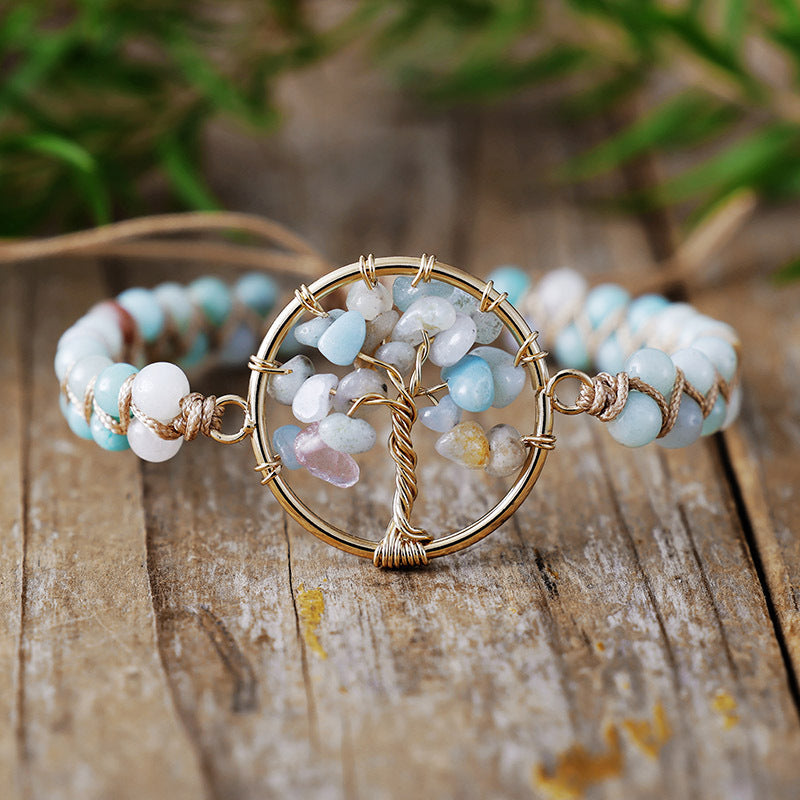 Amethyst Hand Weaving Bracelet Couple Ornament