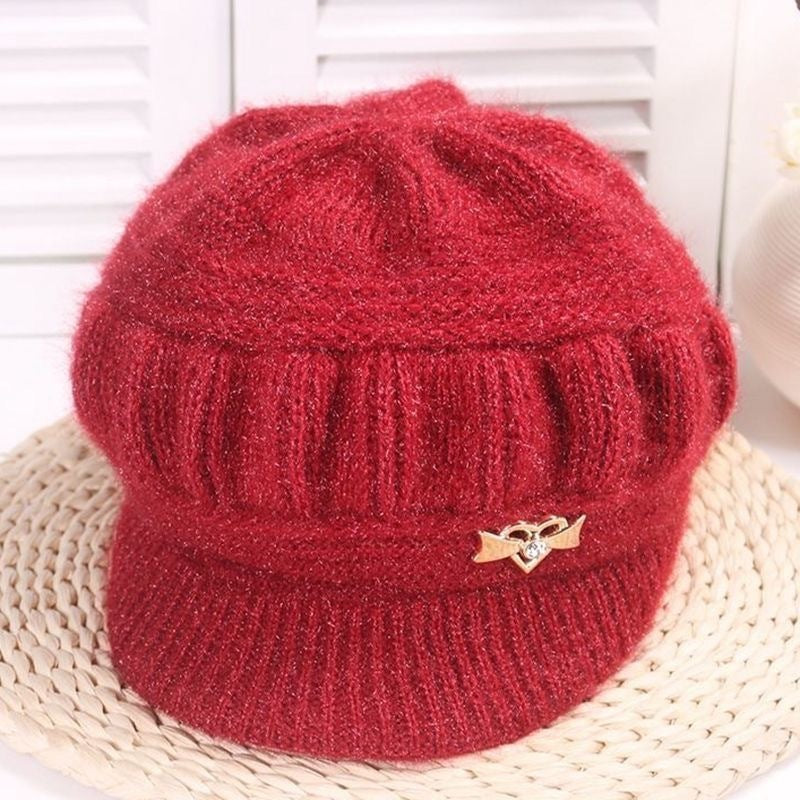 Thickened Knitted Wool Warm Women's Beret