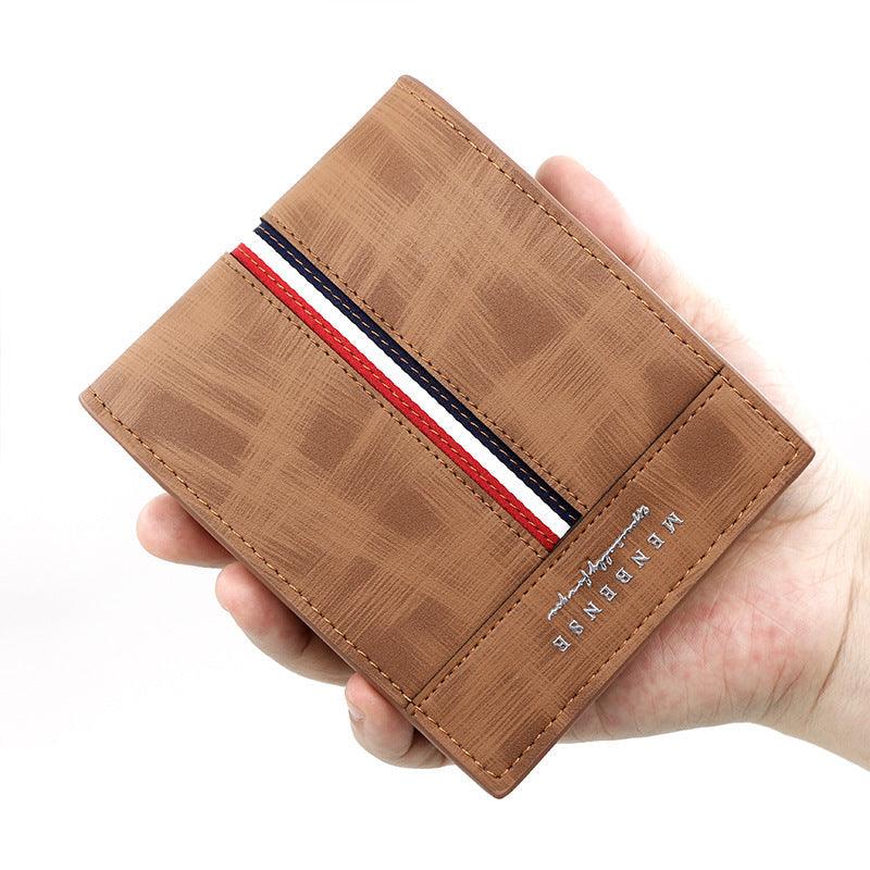 Large Capacity Tri-fold Bag Coin Bag Card Slots ID Card Wallet