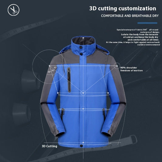 Shell Jacket Outdoor Windproof Waterproof Men And Women Same Coat