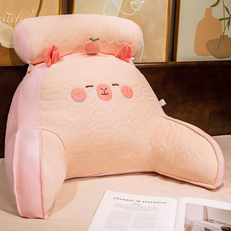 Ice Bean Latex Pillow Bedside Cushion Soft Bag