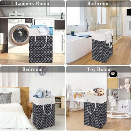 Waterproof Washing Basket Laundry Bag Storage Basket For Clothes Toy Storage 75L