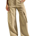 Women's Multi-pocket Workwear Loose Casual Denim Trousers