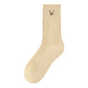 Thickened Terry-loop Hosiery Children's Cartoon Bear Tube Socks