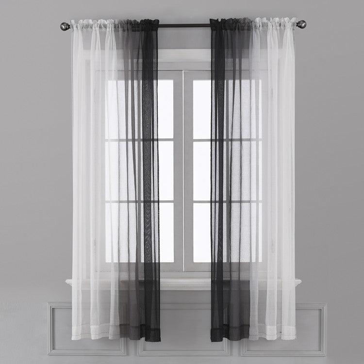 Left And Right Gradient Color Curtain Window Screen Finished Product