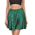 Shiny Multicolor Multi-Sized Fish Scale Skirt