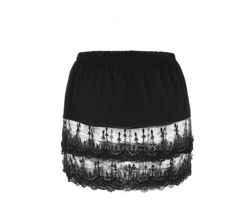 Summer Women's Outer Wear Underwear Lace Skirt