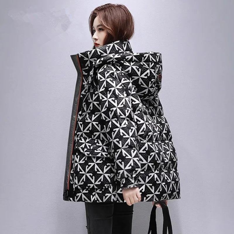 Women's Mid-length Down Cotton-padded Jacket