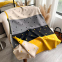 Women's Double-sided Small Love Color Matching Printed Artificial Cashmere Scarf All-matching Warm Bib Shawl